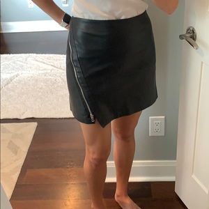 Zara Faux Leather mini skirt